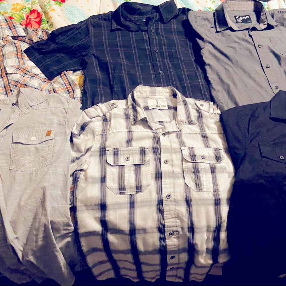 Me s small button up dress shirts